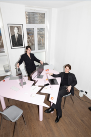 Sascia Reibel und Mathias Lempart (Shortnotice Studio) fotografiert von Michelle Mantel, 2024