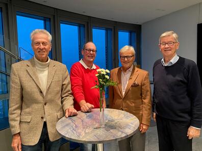 4 Kuratoriumsmitglieder: Jürgen Kurz, Stephan Scholl, Wolfgang Daum und Anton Wegscheider